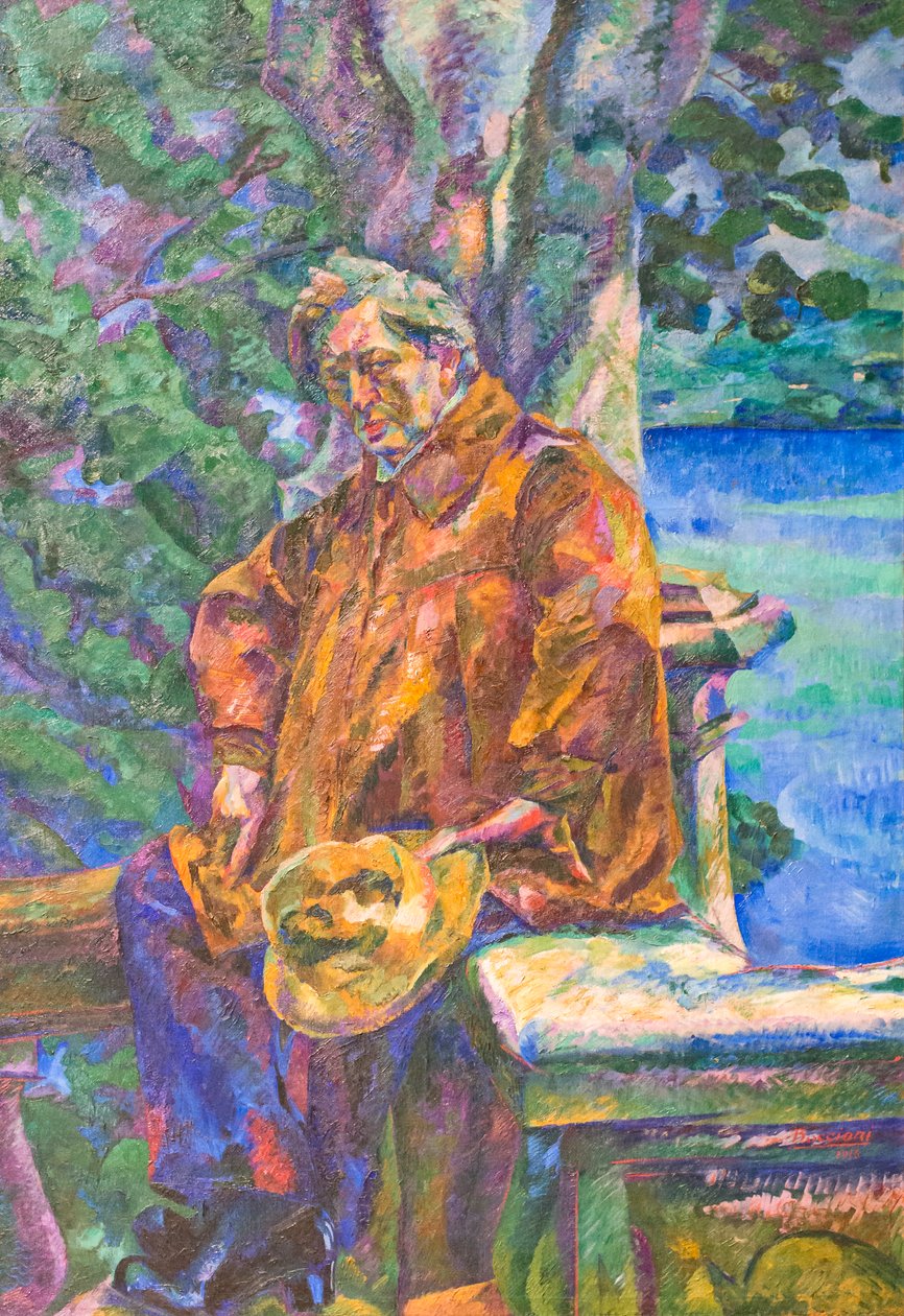 Portret Ferruccio Busoniego autorstwa Umberto Boccioni