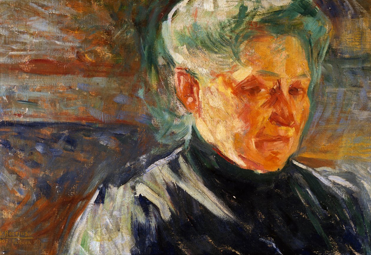 Portret Matki autorstwa Umberto Boccioni