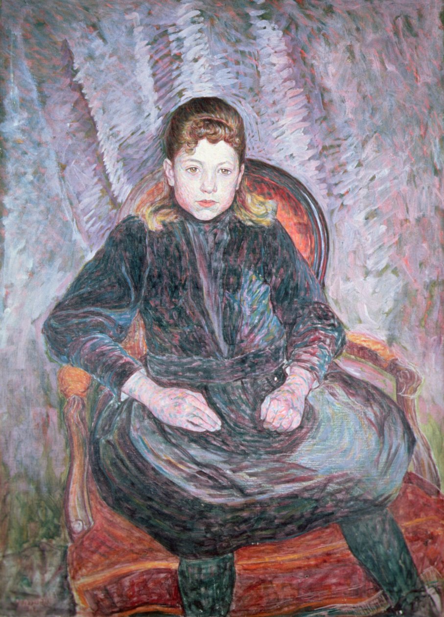 Portret młodej dziewczyny autorstwa Umberto Boccioni