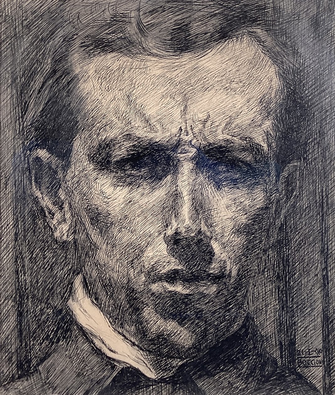 Autoportret autorstwa Umberto Boccioni