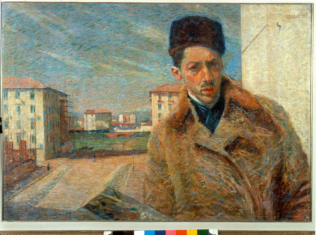 Autoportret autorstwa Umberto Boccioni