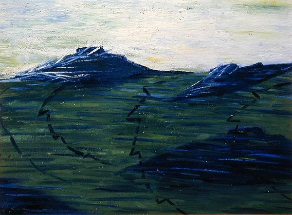 Studio rzeczy, które się poruszają autorstwa Umberto Boccioni