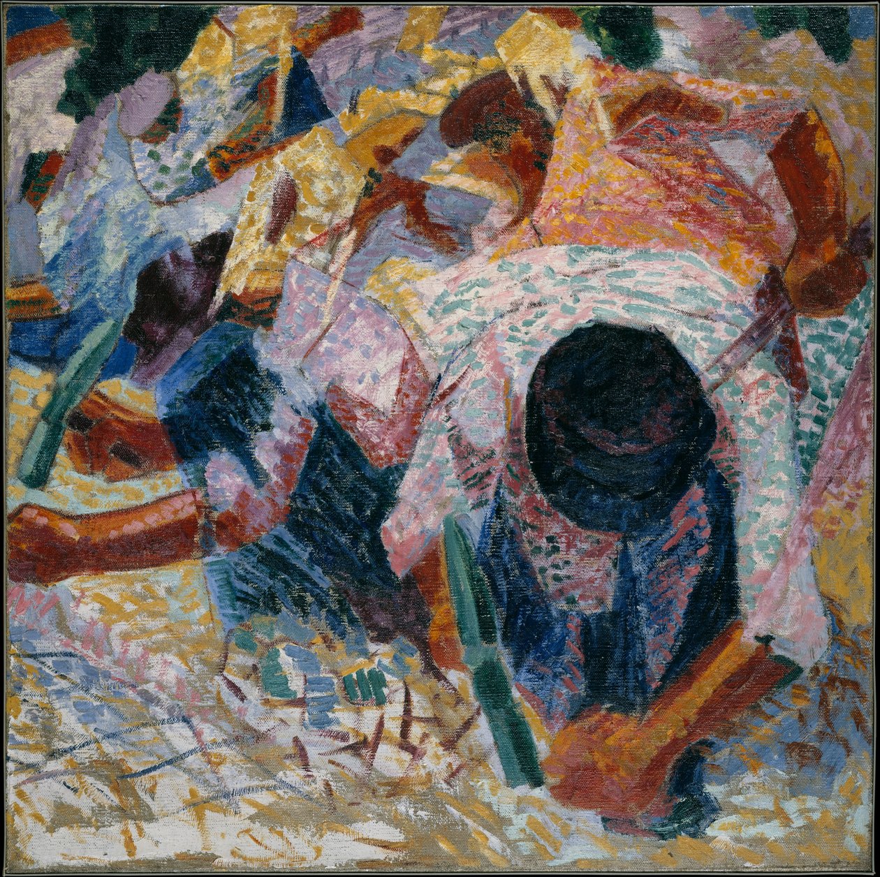 Die Straßenpflasterer autorstwa Umberto Boccioni
