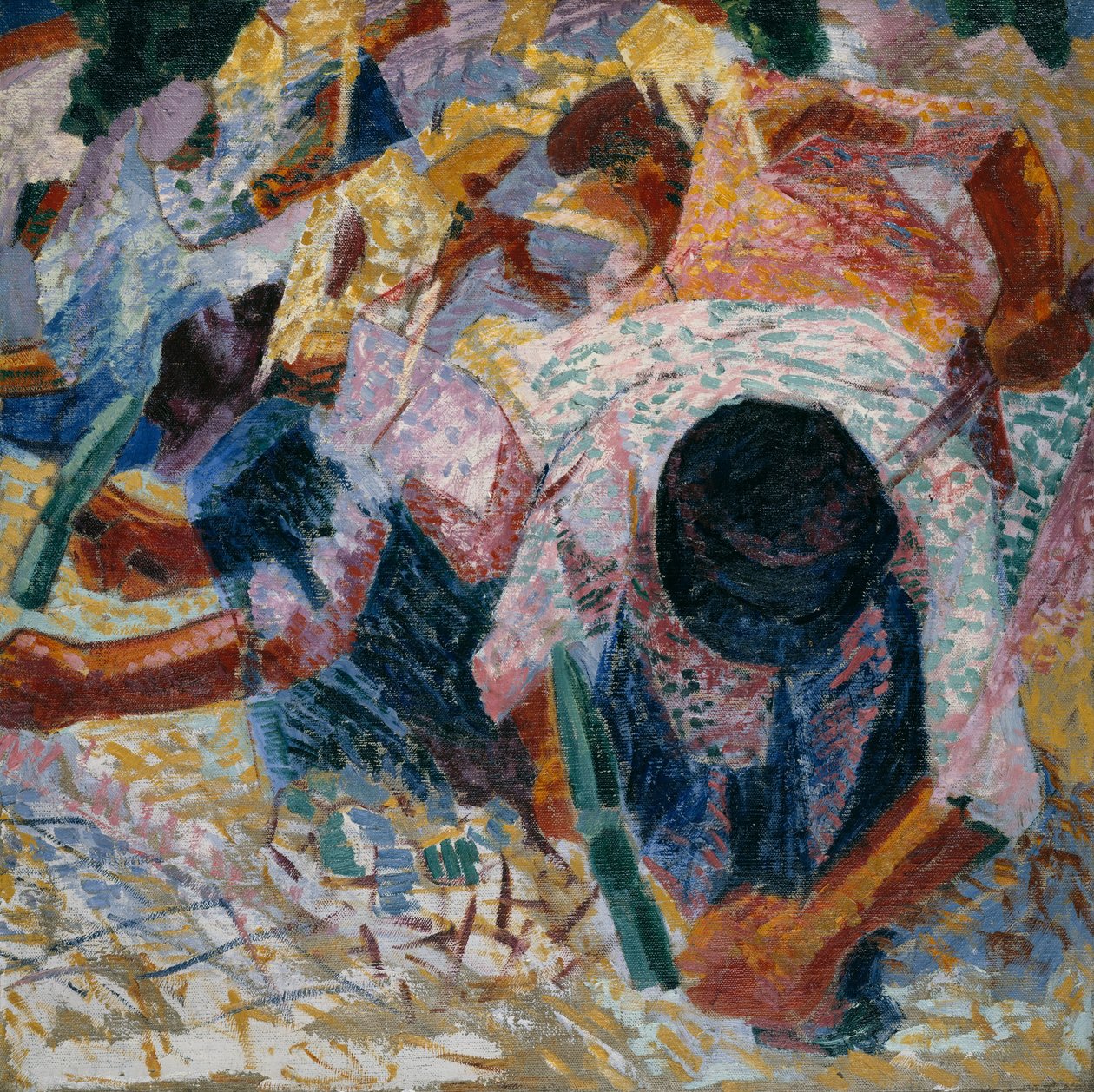 Brukarze ulic, 1914. autorstwa Umberto Boccioni