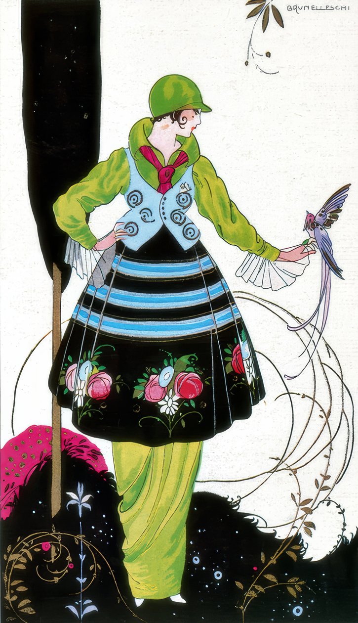 Francuska moda autorstwa Umberto Brunelleschi