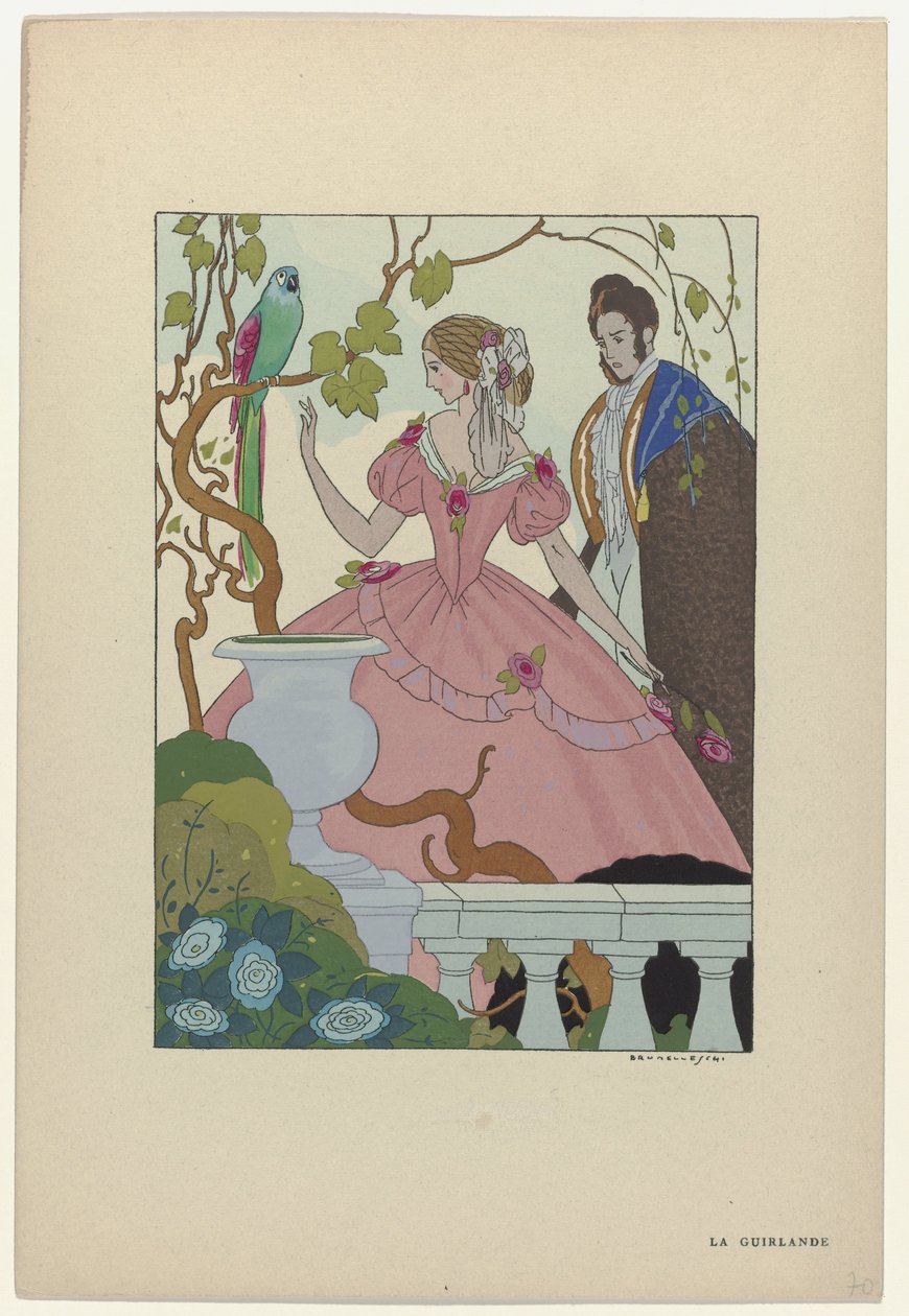 Girlanda, Miesięczny Album Sztuki i Literatury, 1919-1920 autorstwa Umberto Brunelleschi