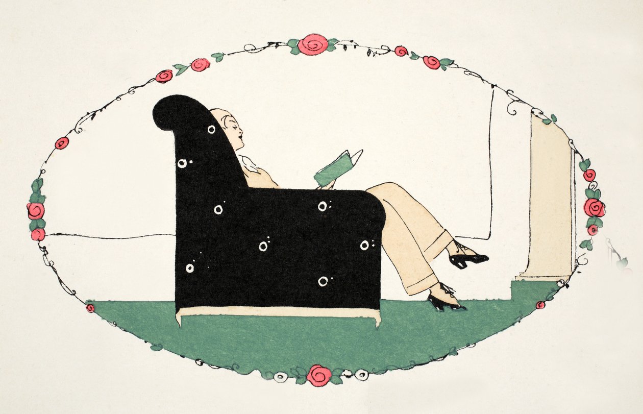 Relaks (nadruk szablonowy) autorstwa Umberto Brunelleschi