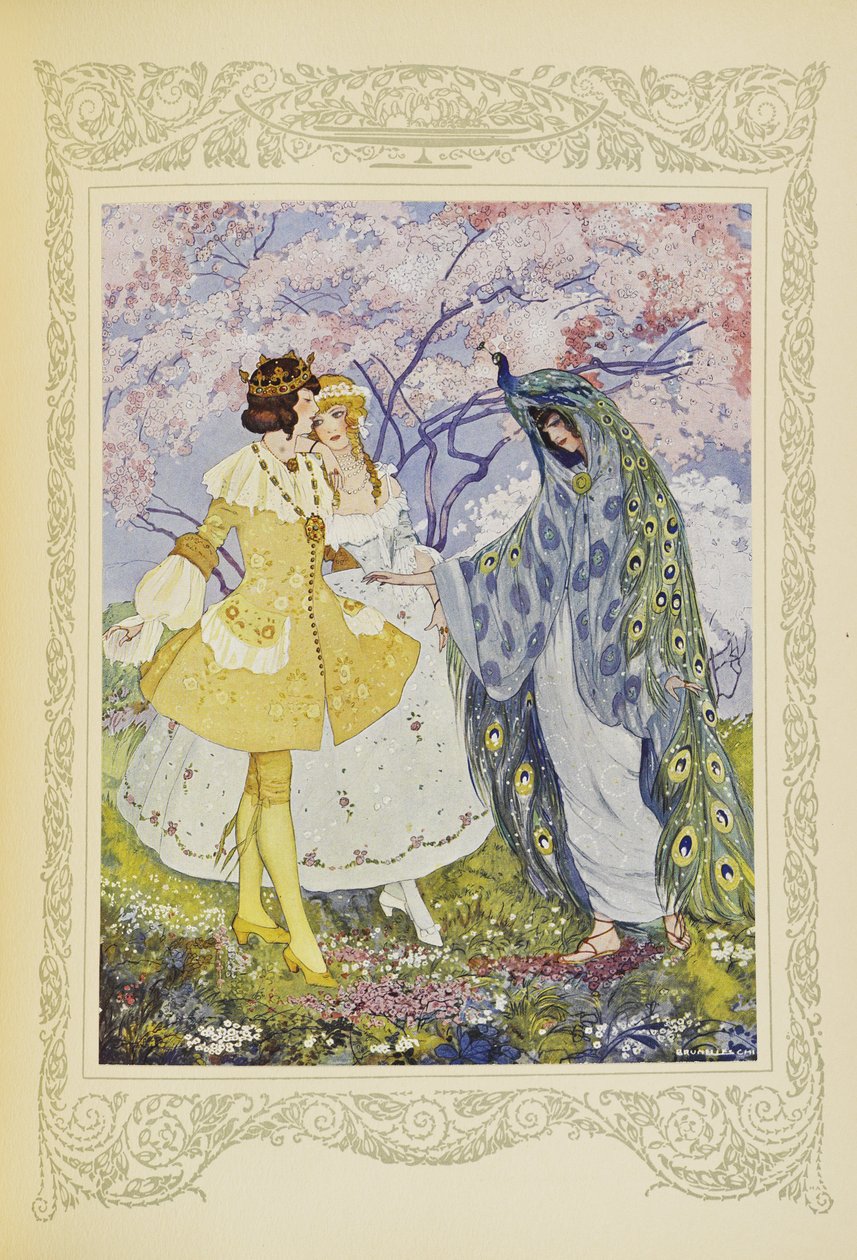 Baśniowy Kandyd pojawił się wtedy przed ich oczami, ilustracja z „Contes du Temps Jadis”, czyli „Opowieści z minionych czasów”, s.118 autorstwa Umberto Brunelleschi