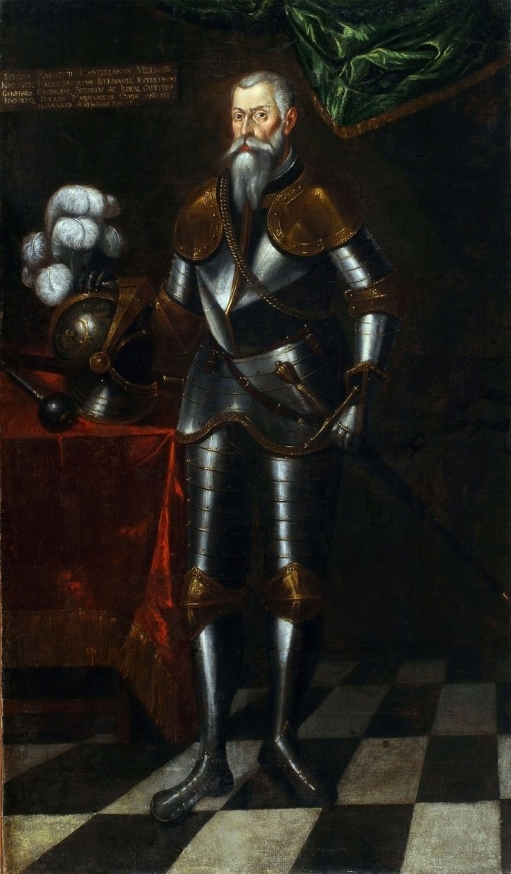 Jurij Radziwiłł, Herkules Litwy. Artysta nieznany, I połowa XVII wieku. Płótno, olej 210 × 122 cm Narodowe Muzeum Sztuki Republiki Białorusi Białoruski (Taraszkiewicz) autorstwa Unbekannt Unbekannt
