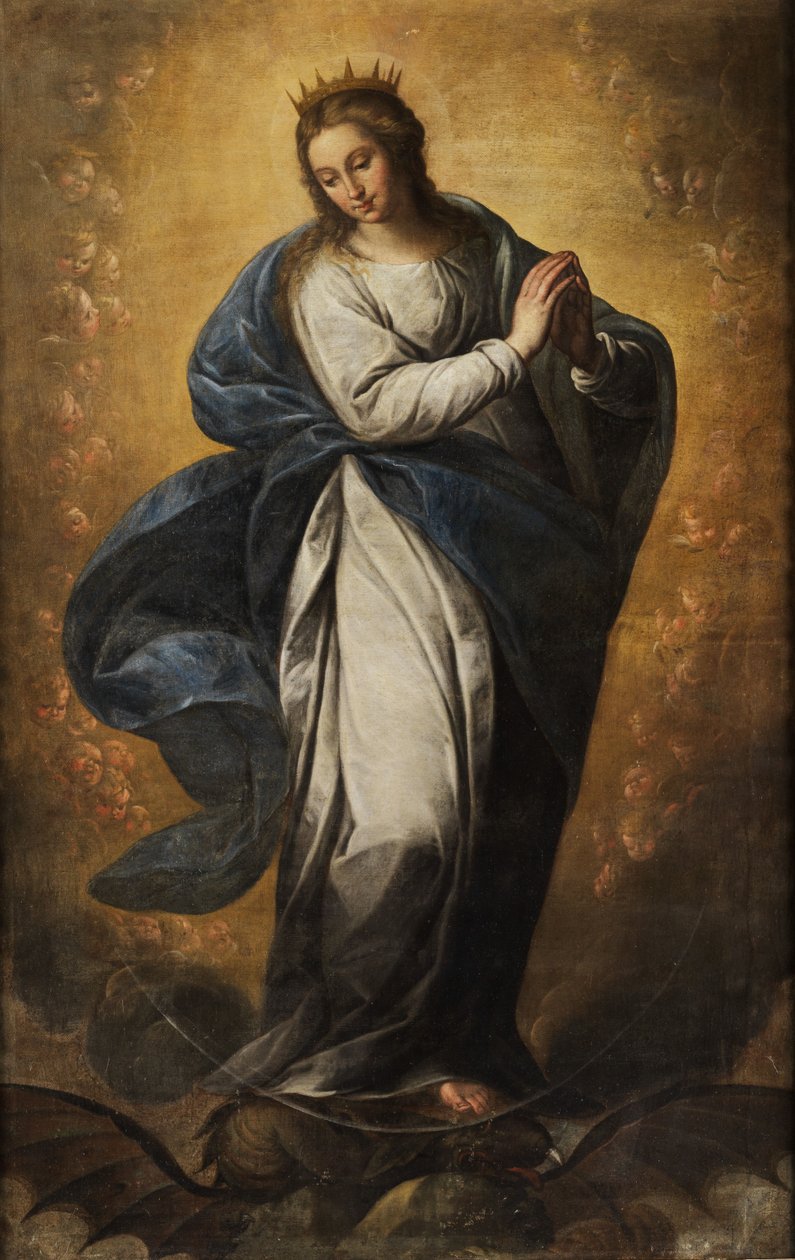Madonna Btende Crescent. autorstwa Unbekannt Unbekannt