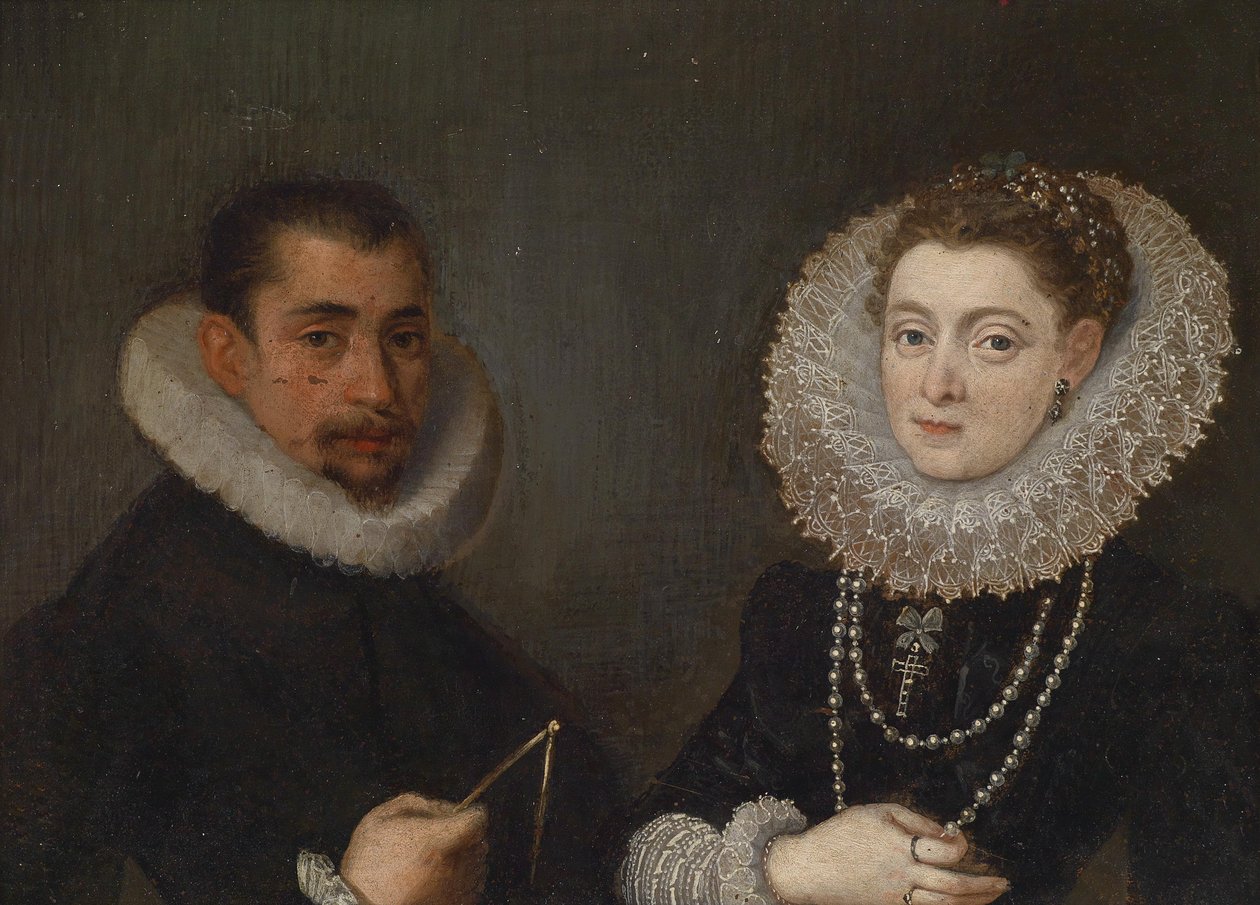 Portret podwójny (szkoła Mantua, XVI w.) autorstwa Unbekannt Unbekannt