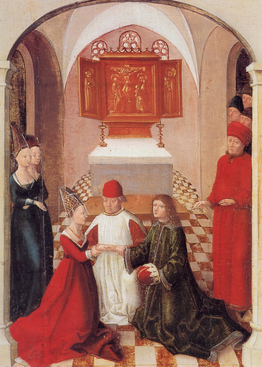 Judith von Flanders poślubiła Welfa IV von Altdorf autorstwa Unbekannt Unbekannt