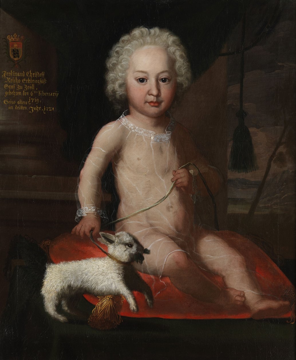 Portret dziecięcy Ferdynanda Christopha von Waldburg-Zeil (* 1719) autorstwa Unbekannt Unbekannt