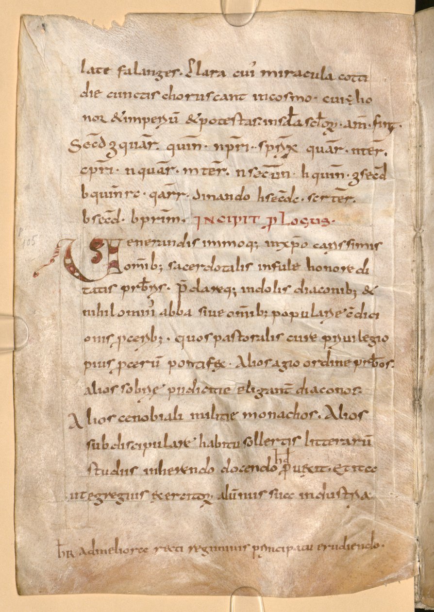 MS Clm 1086, folio 71v. Zawiera szyfr z nazwiskiem Hygeburga autorstwa Unbekannt Unbekannt