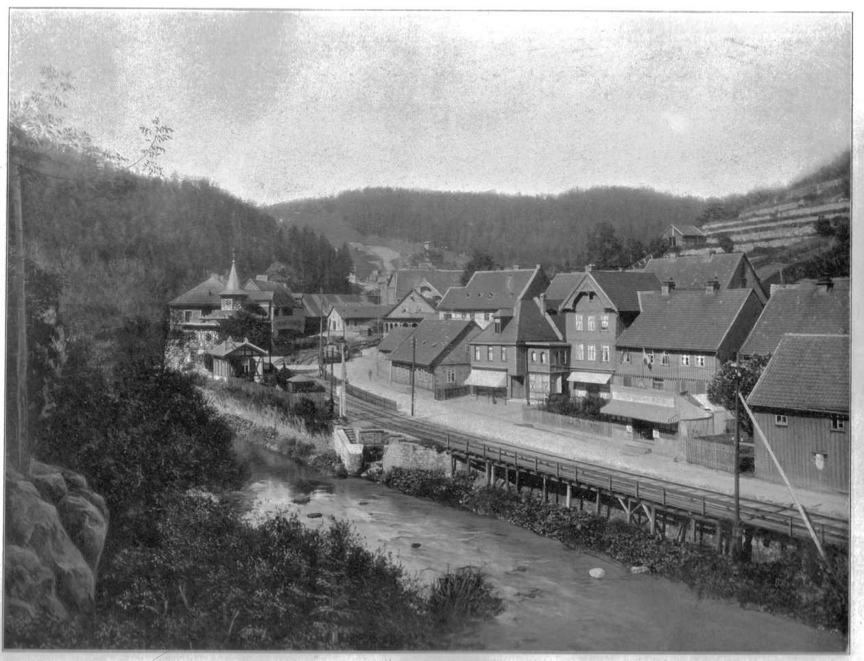 Krajobraz miasta Rübeland / Harz autorstwa Unbekannt Unbekannt