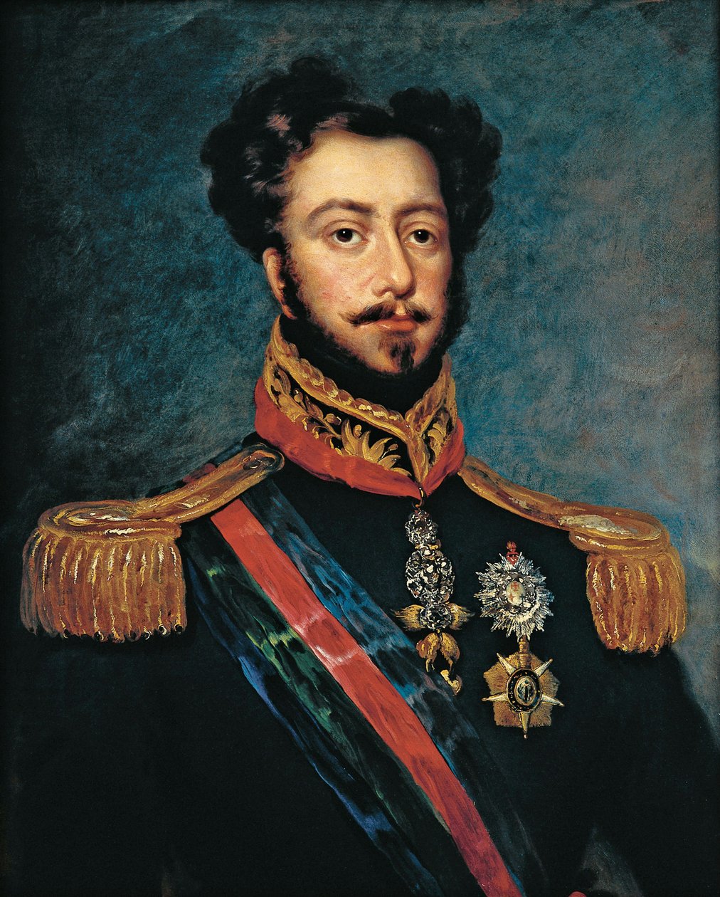 Portret Dom Pedro, księcia Bragança według Johna Simpsona 1834 autorstwa Unbekannt Unbekannt