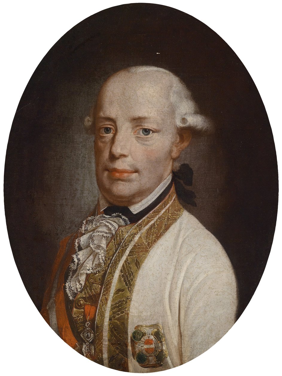 Portret cesarza Leopolda II (1747-1792) autorstwa Unbekannt Unbekannt