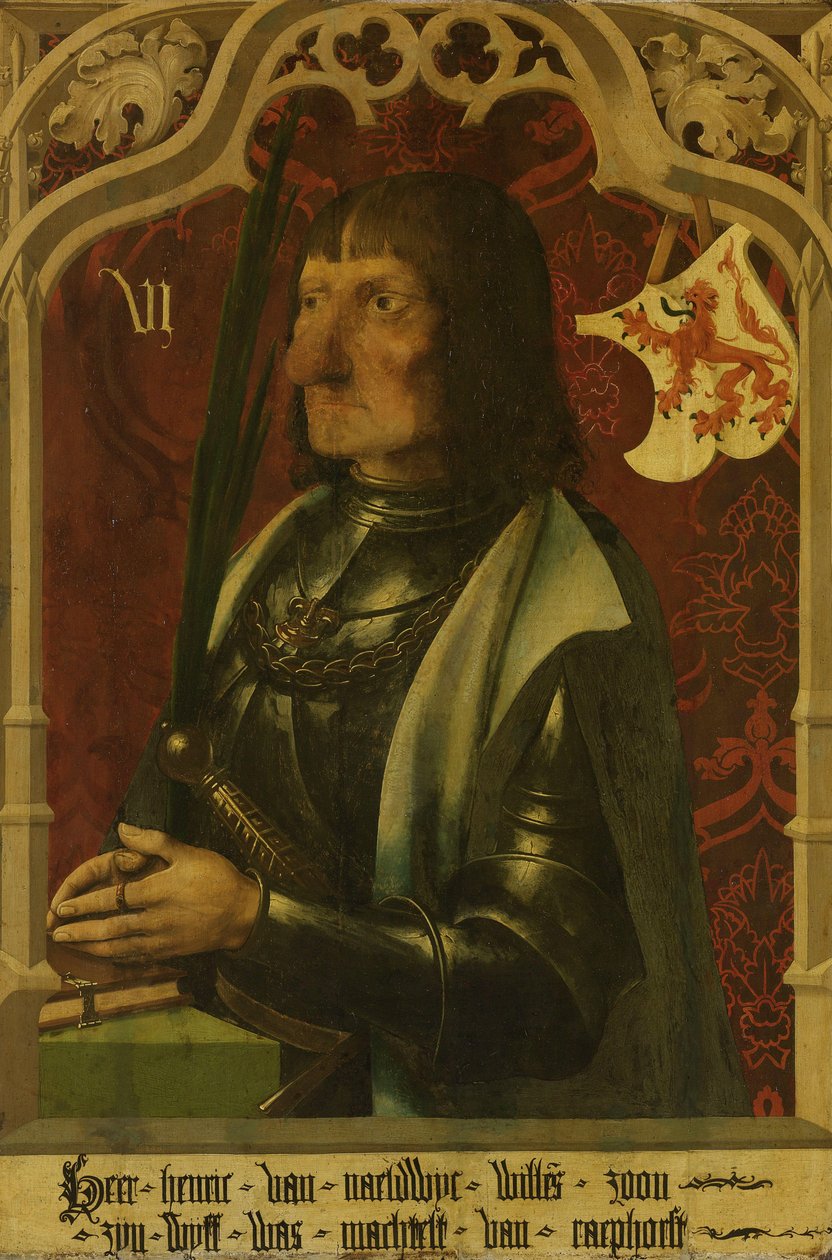 Portret Hendrika IV van Naaldwijka (ok. 1430-96) autorstwa Unbekannt Unbekannt