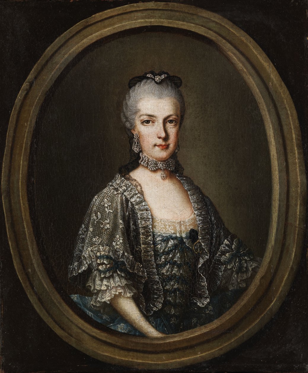 Portret Marii Krystyny, księżnej cieszyńskiej (1742-1798) autorstwa Unbekannt Unbekannt