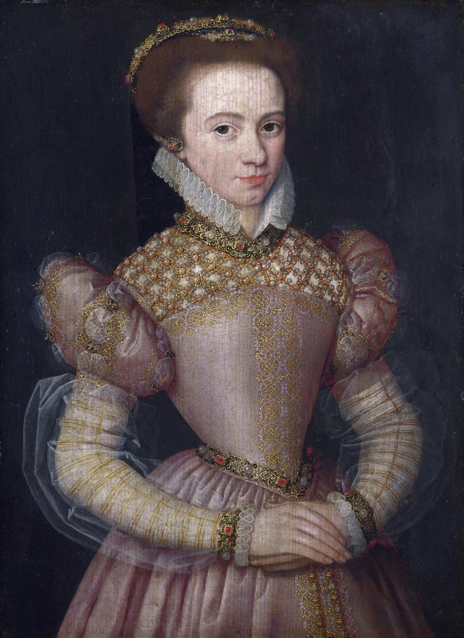 Portret damy autorstwa Unbekannt Unbekannt