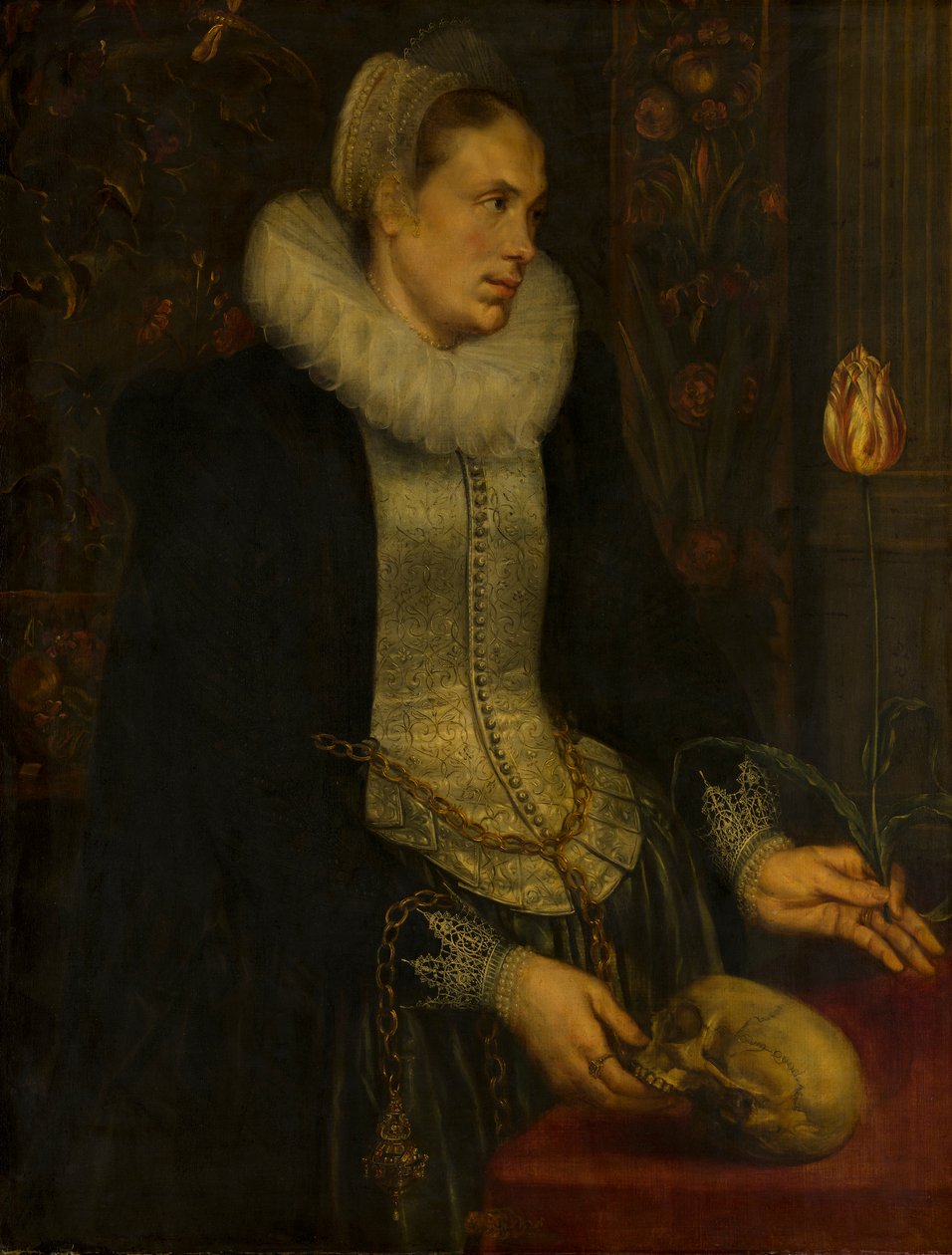 Portret damy autorstwa Unbekannt Unbekannt