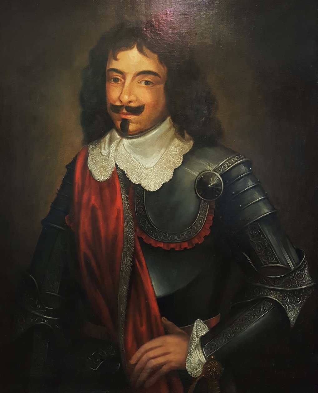 Portret marszałka Jean Louise Raduit de Souches (1608-1682) autorstwa Unbekannt Unbekannt