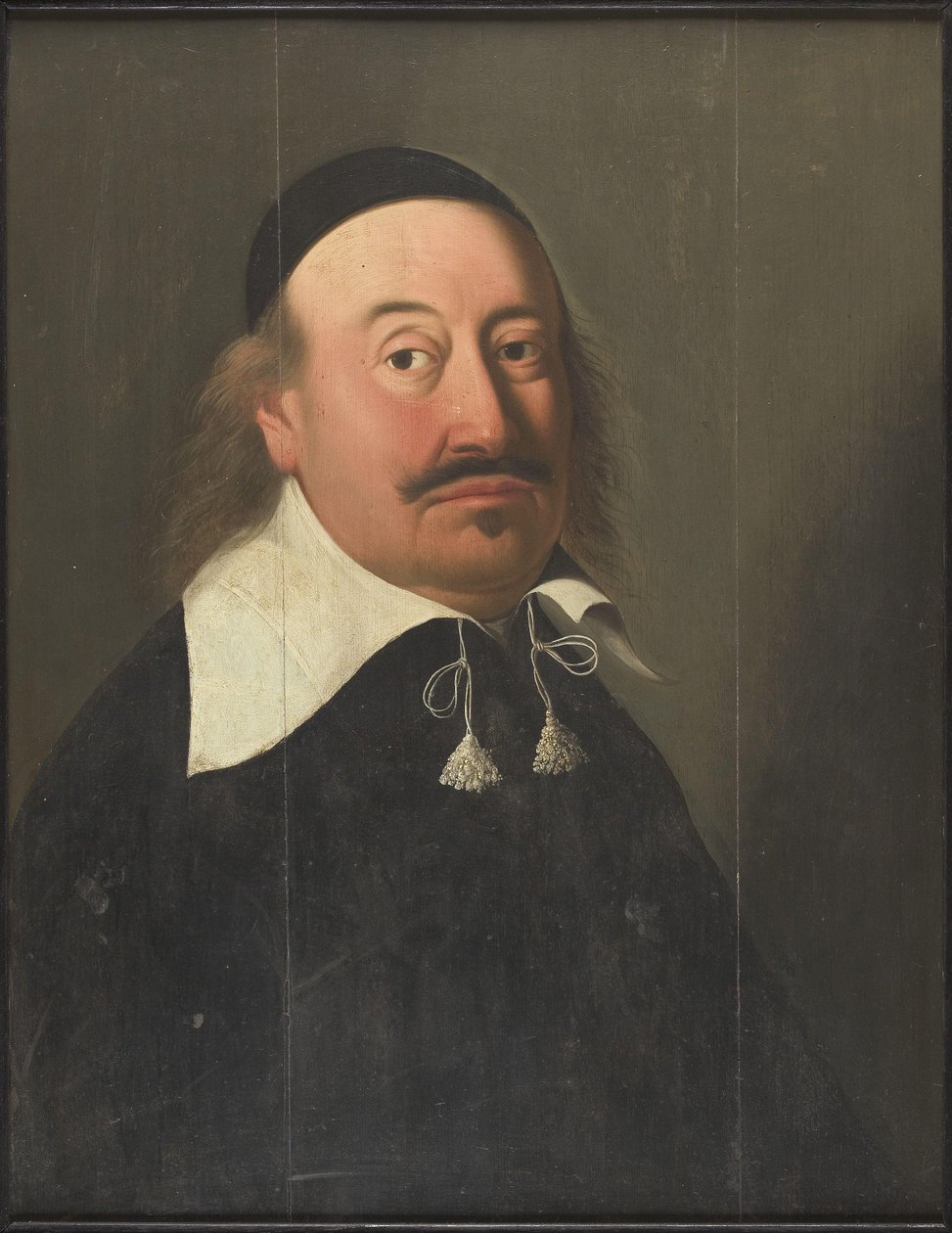 Profesor Petrus Moll 1647-1669 olej na panelu autorstwa Unbekannt Unbekannt