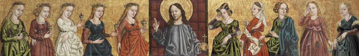 Salvator Mundi między mądrymi i głupimi dziewicami autorstwa Unbekannt Unbekannt
