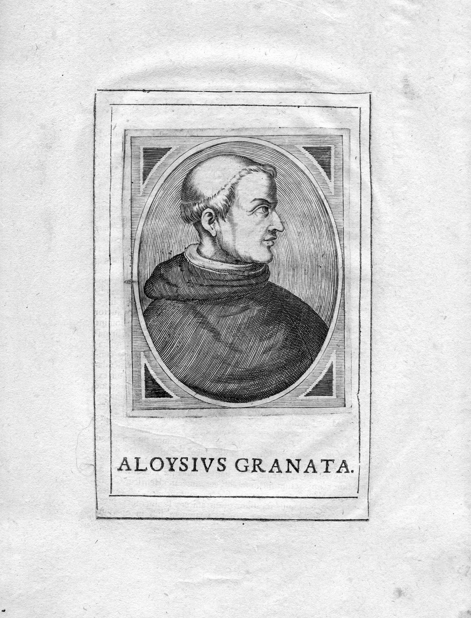 grawerowany portret autorstwa Unbekannt Unbekannt