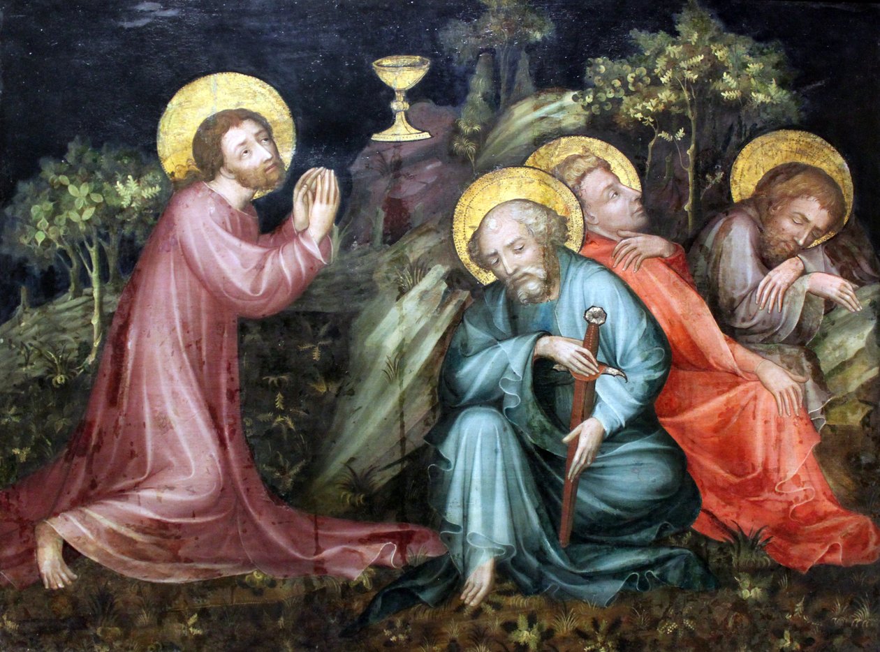 Chrystus na Górze Oliwnej autorstwa Unbekannt Unbekannt