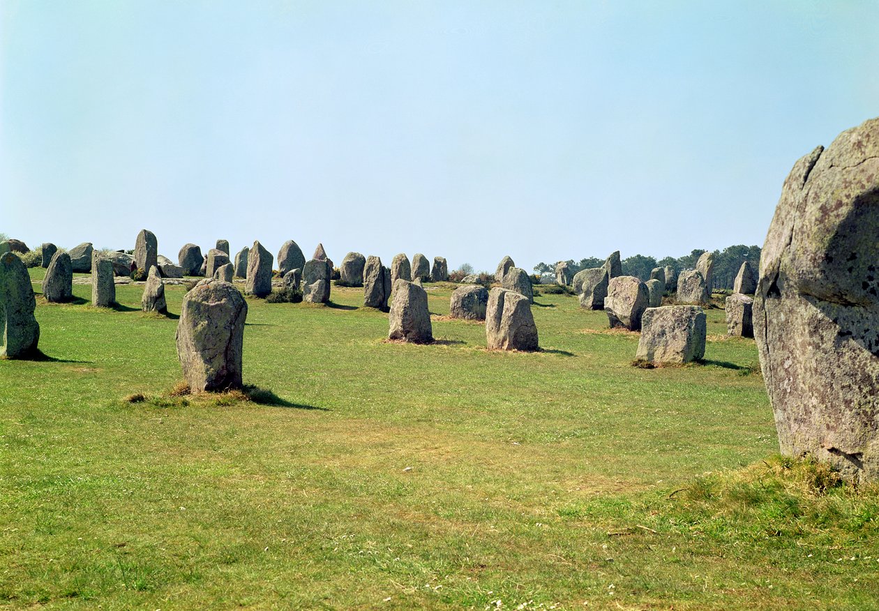 Ustawienie stojących kamieni, okres megalityczny, IV-III tysiąclecie p.n.e. (zdjęcie) autorstwa Unbekannt Unbekannt