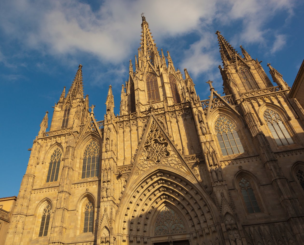 Barcelona, Hiszpania. Gotycka katedra. autorstwa Unbekannt Unbekannt