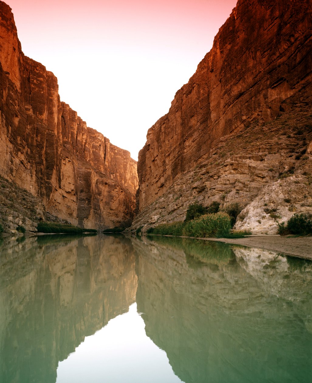 Urwiska nad Rio Grande w Parku Narodowym Big Bend w Teksasie autorstwa Unbekannt Unbekannt