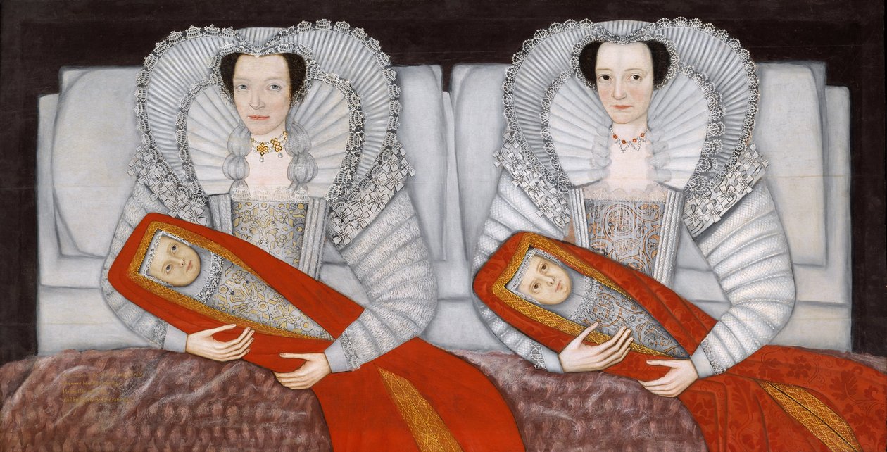 Szkoła Brytyjska XVII wiek - The Cholmondeley Ladies autorstwa Unbekannt Unbekannt