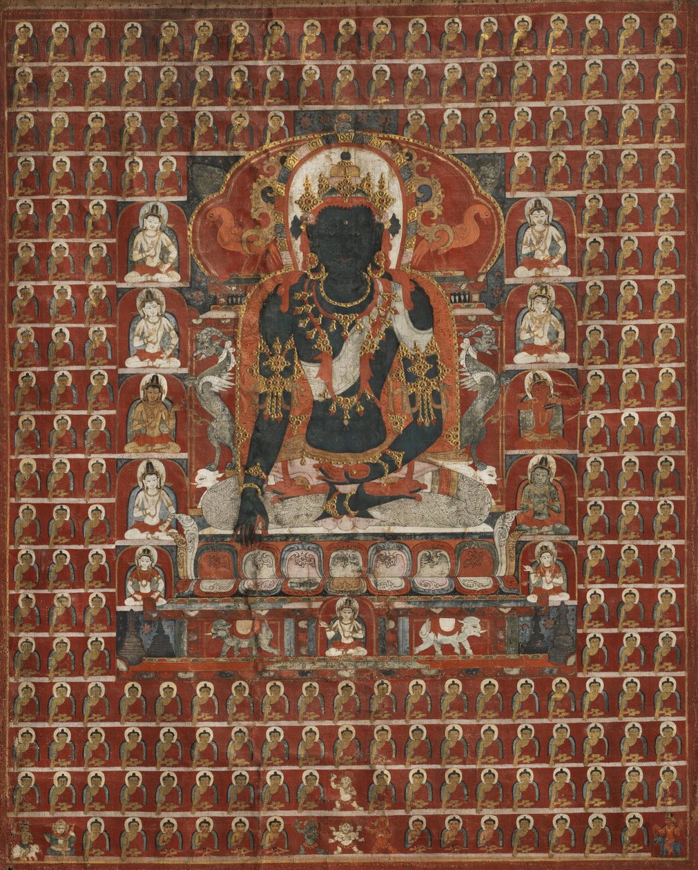 Budda Akszobhja i Wschodnie Zgromadzenie Mandali Sarvadurgatiparishodhana autorstwa Unbekannt Unbekannt