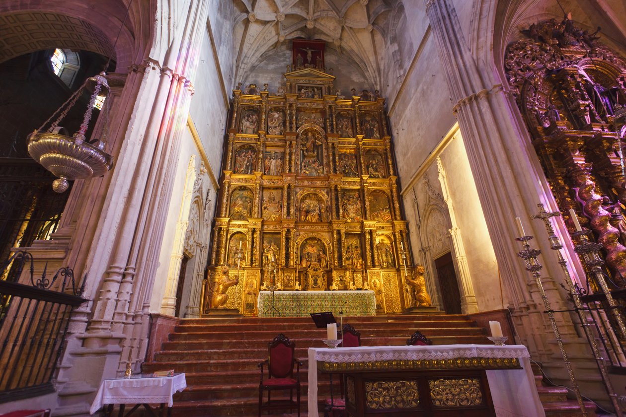 Carmona, Prowincja Sewilla, Hiszpania. Wnętrze przeora de Santa Maria. Przeorat Santa Maria. autorstwa Unbekannt Unbekannt