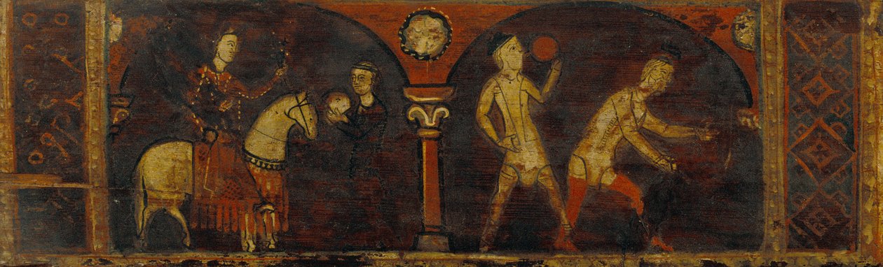 Panel sufitowy ze scenami alegorycznymi na temat prac z maja i czerwca autorstwa Unbekannt Unbekannt