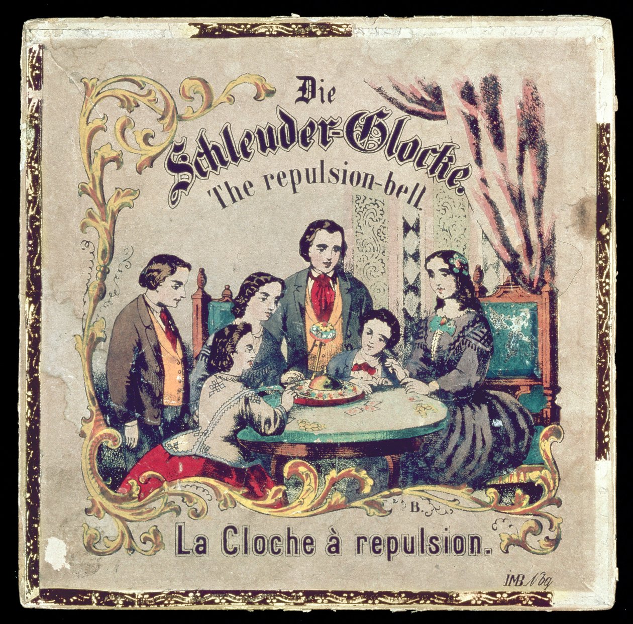 Die Schleuder Glocke - Dzwon odpychający - La Cloche a odpychanie, ok.1860 technika mieszana autorstwa Unbekannt Unbekannt