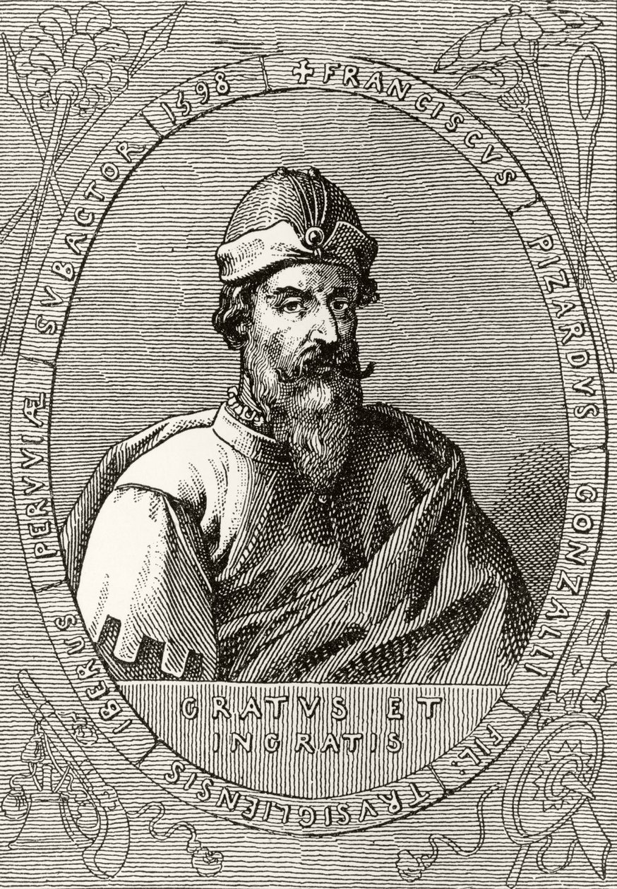 Francisco Pizarro Gonzalez autorstwa Unbekannt Unbekannt
