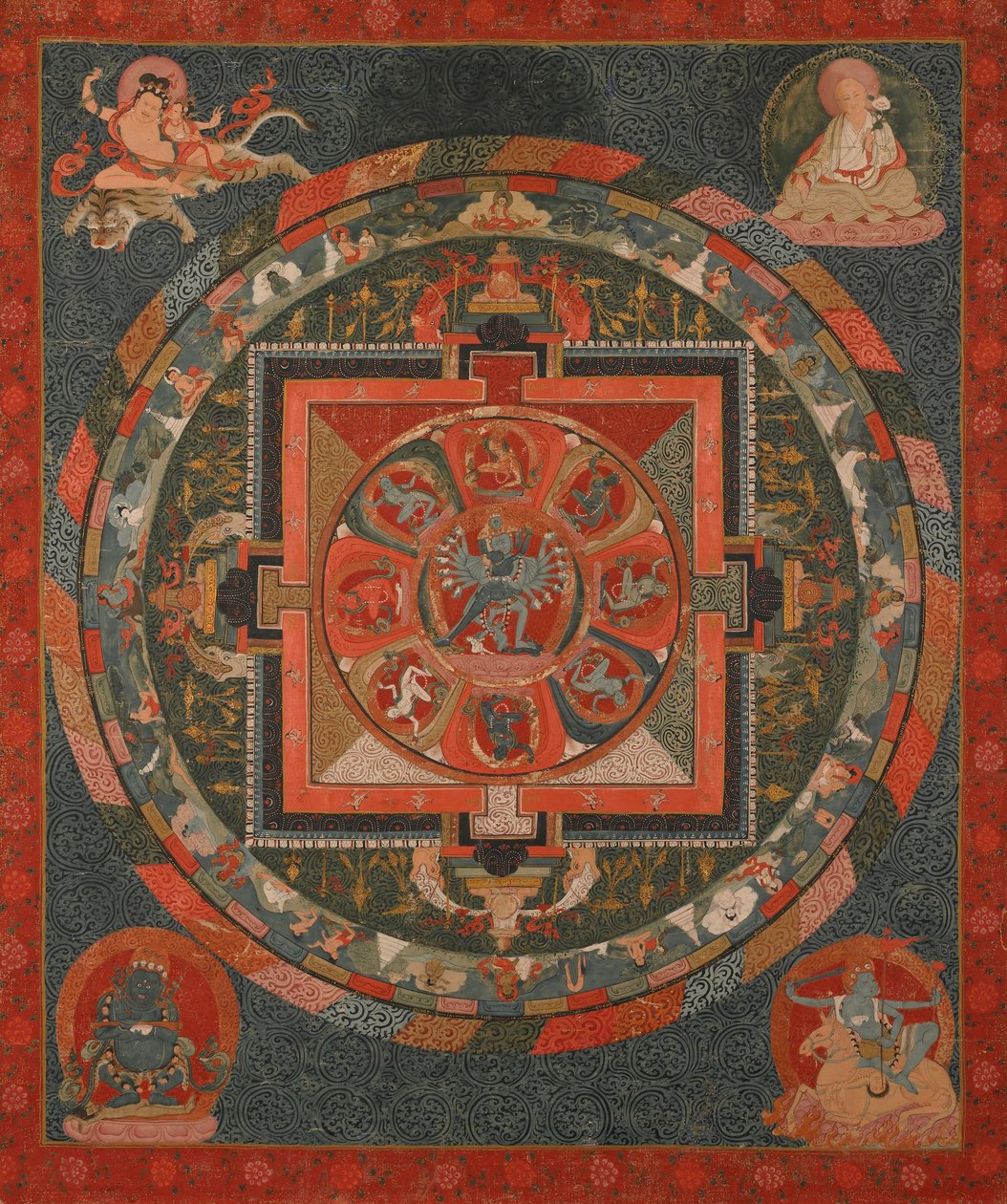 Hewadżra Mandala autorstwa Unbekannt Unbekannt