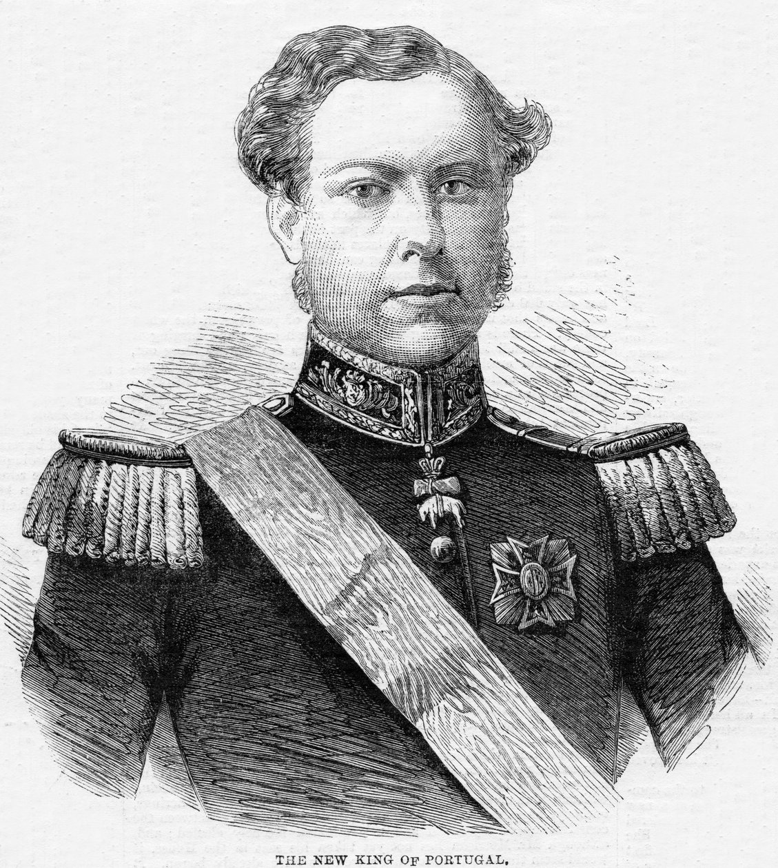 Luis I, król Portugalii, z „Illustrated London News”, 23 listopada 1861 autorstwa Unbekannt Unbekannt