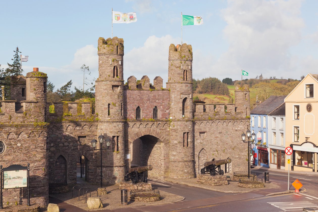 Macroom, West Cork, Irlandia. Zamek autorstwa Unbekannt Unbekannt