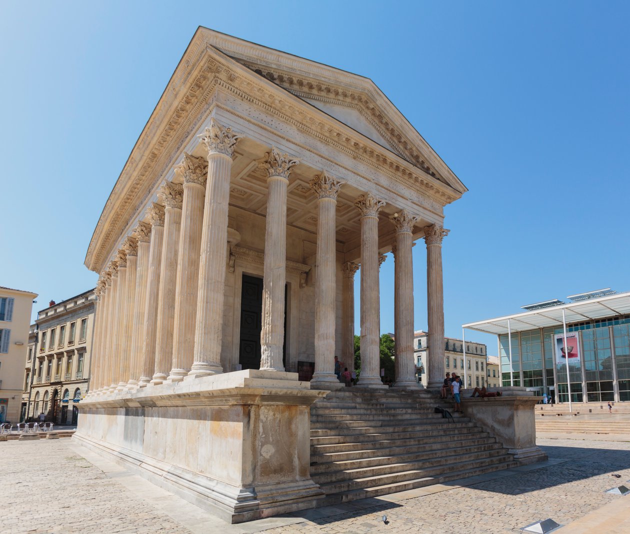 Nimes, Francja. Kwadratowy Dom. autorstwa Unbekannt Unbekannt