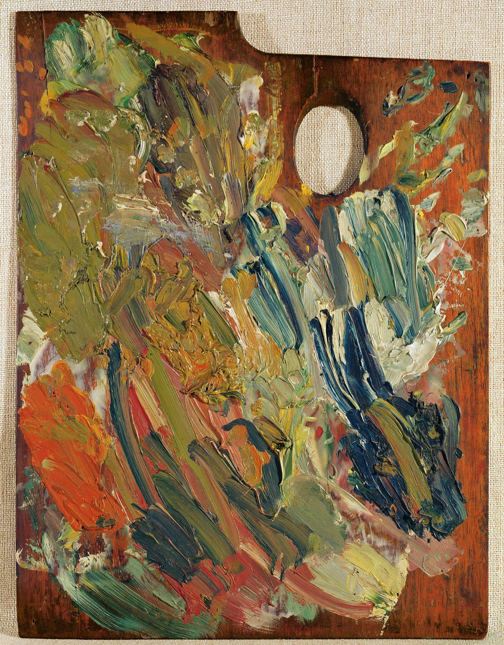 Paleta, którą van Gogh malował „Marguerite Gachet przy fortepianie”, 1890 autorstwa Unbekannt Unbekannt