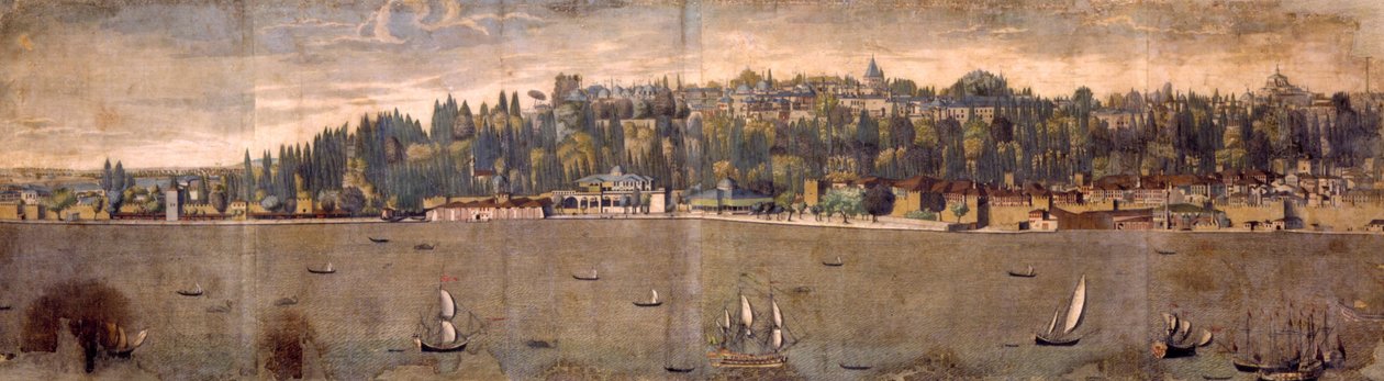 Panorama Konstantynopola autorstwa Unbekannt Unbekannt