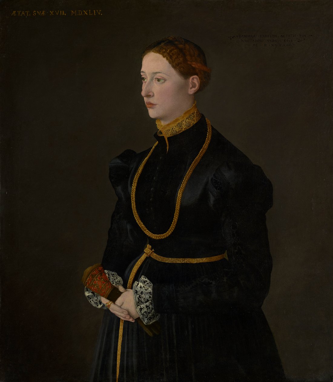 Portret Barbary Kressin autorstwa Unbekannt Unbekannt