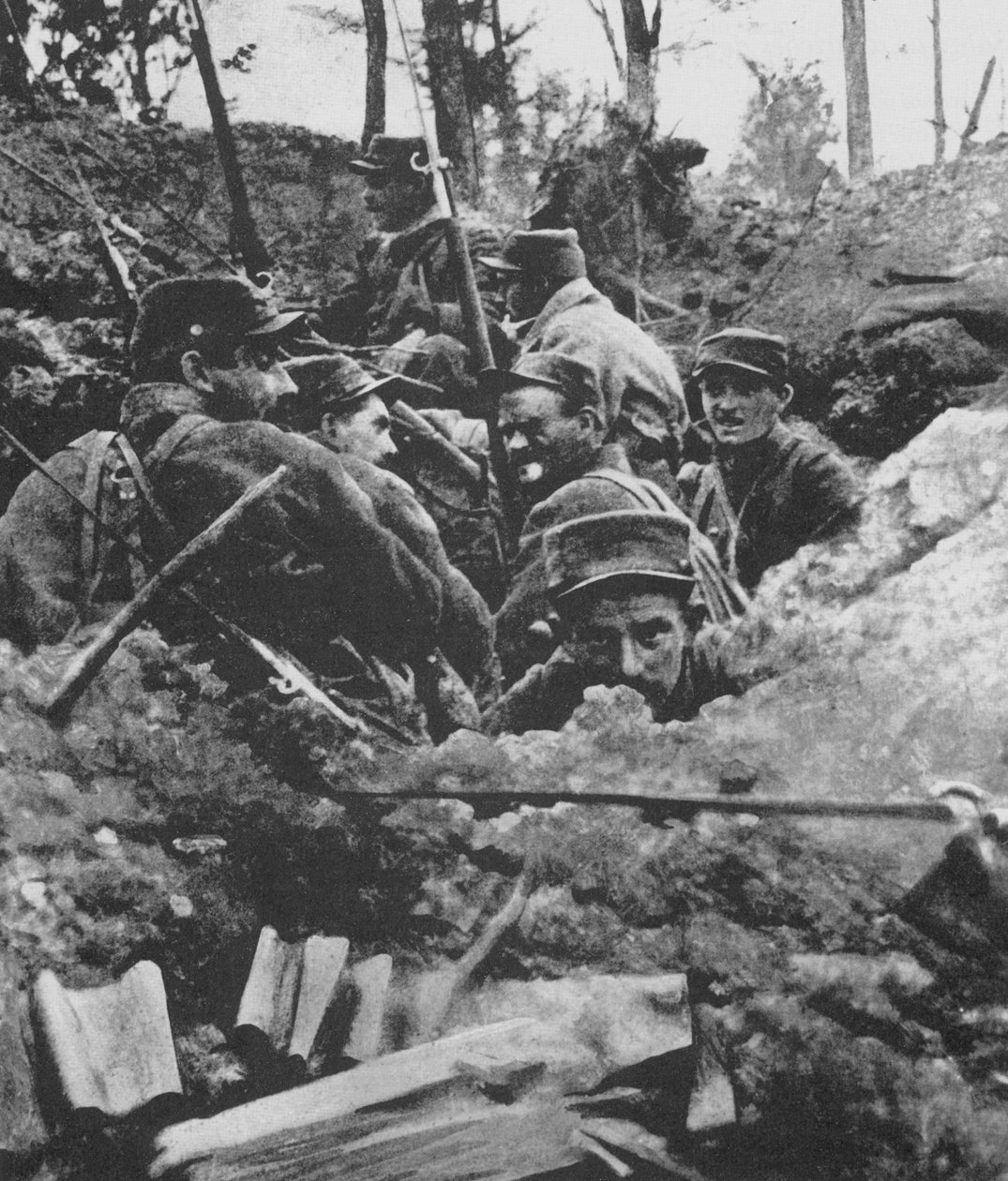 Portugalski oddział ekspedycyjny w bitwie pod Lys, 1918 autorstwa Unbekannt Unbekannt