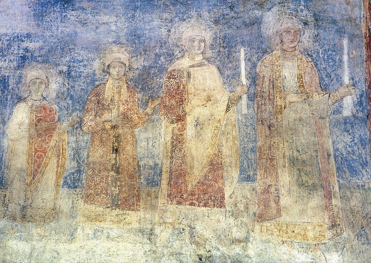 Książęcy portret grupowy. Południowa ściana nawy. autorstwa Unbekannt Unbekannt