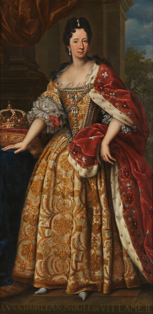 Portret Anny dOrléans autorstwa Unbekannt Unbekannt