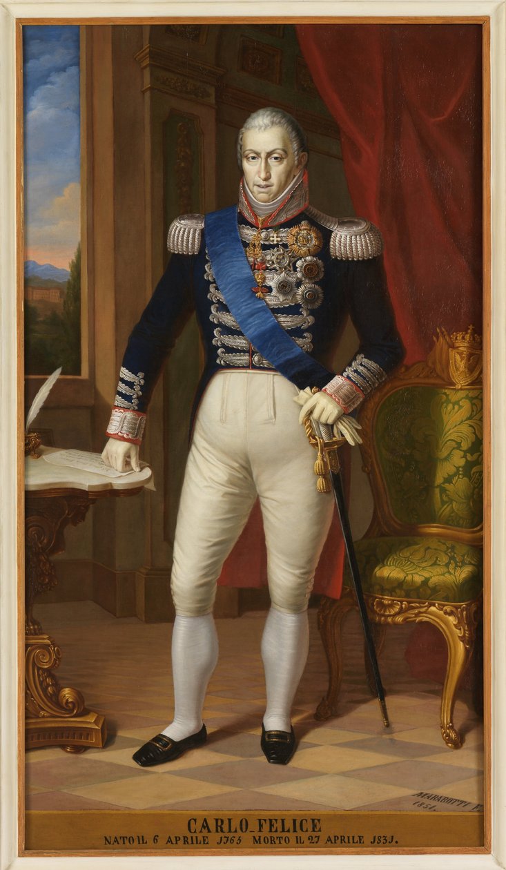 Portret Carlo Felice autorstwa Unbekannt Unbekannt